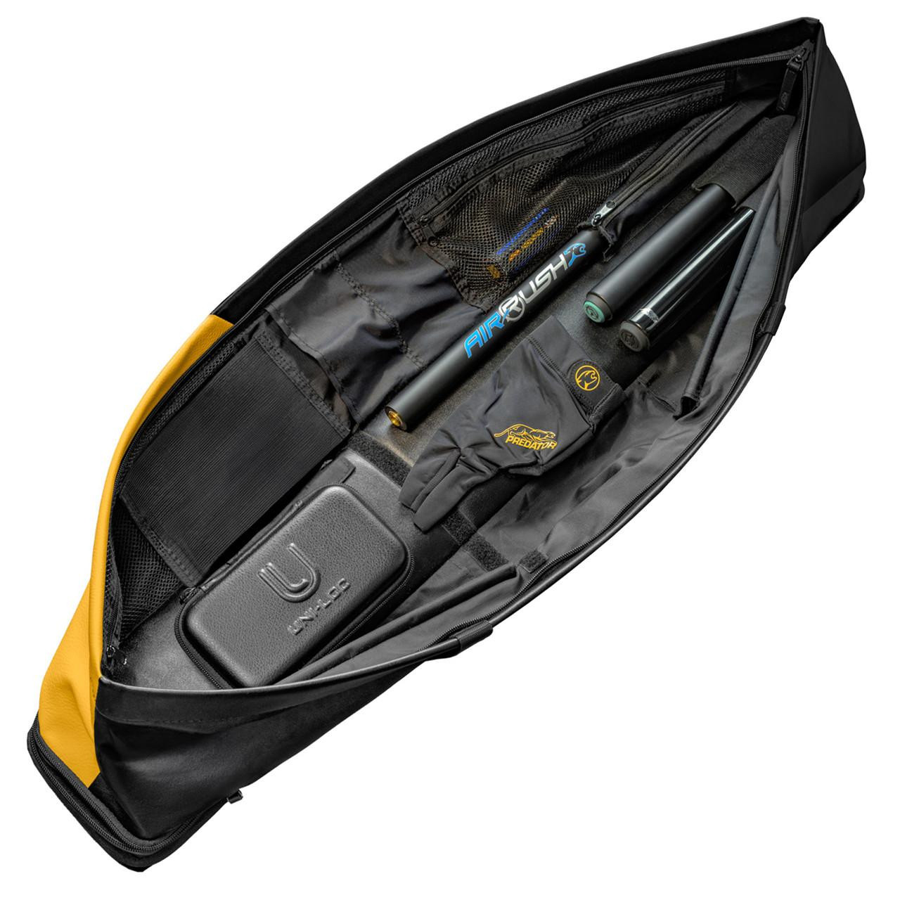 Predator Urbain Black and Yellow Hard Pool Cue Case - 3x5 - FCI