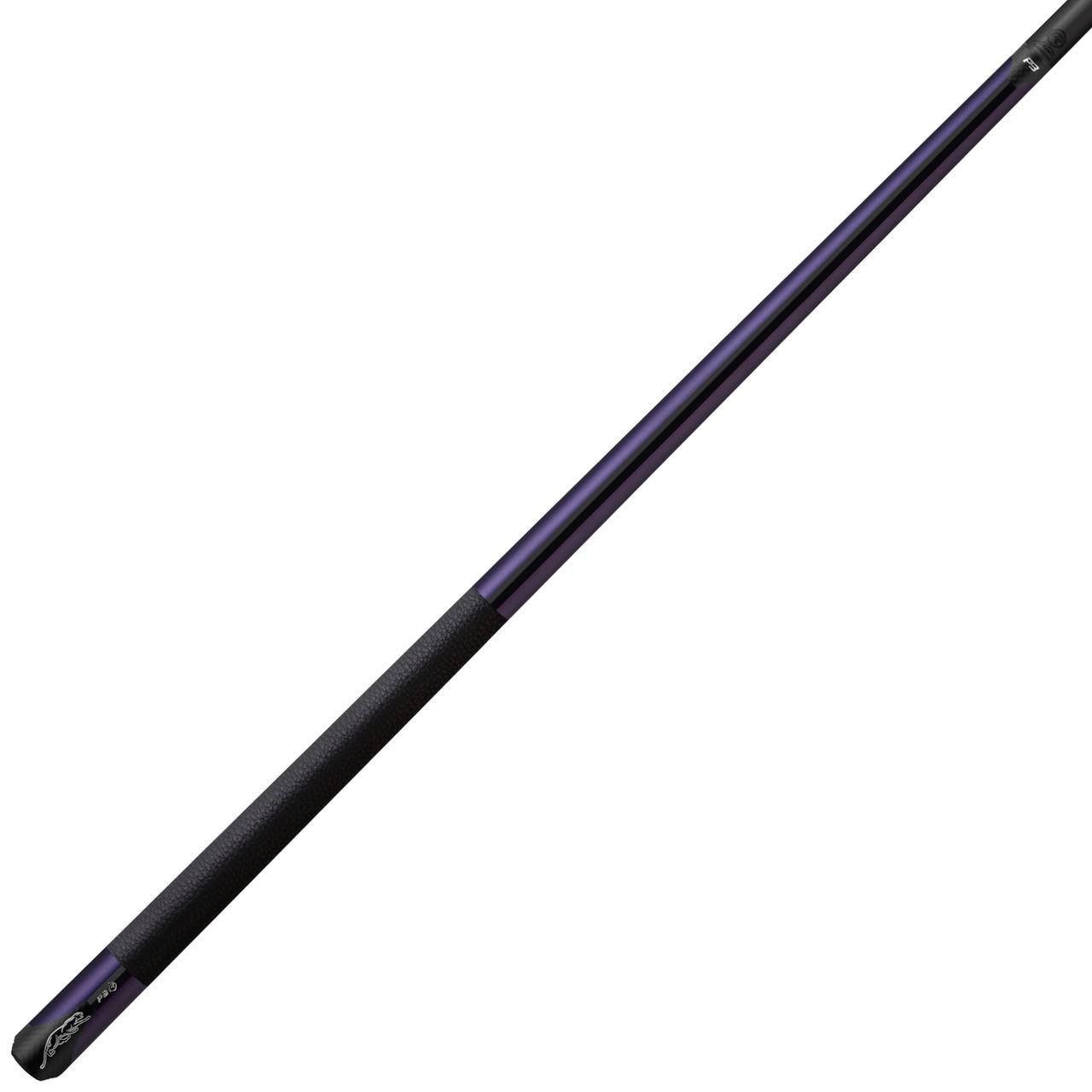 Predator P3 REVO Purple Racer Pool Cue with Leather Wrap - FCI