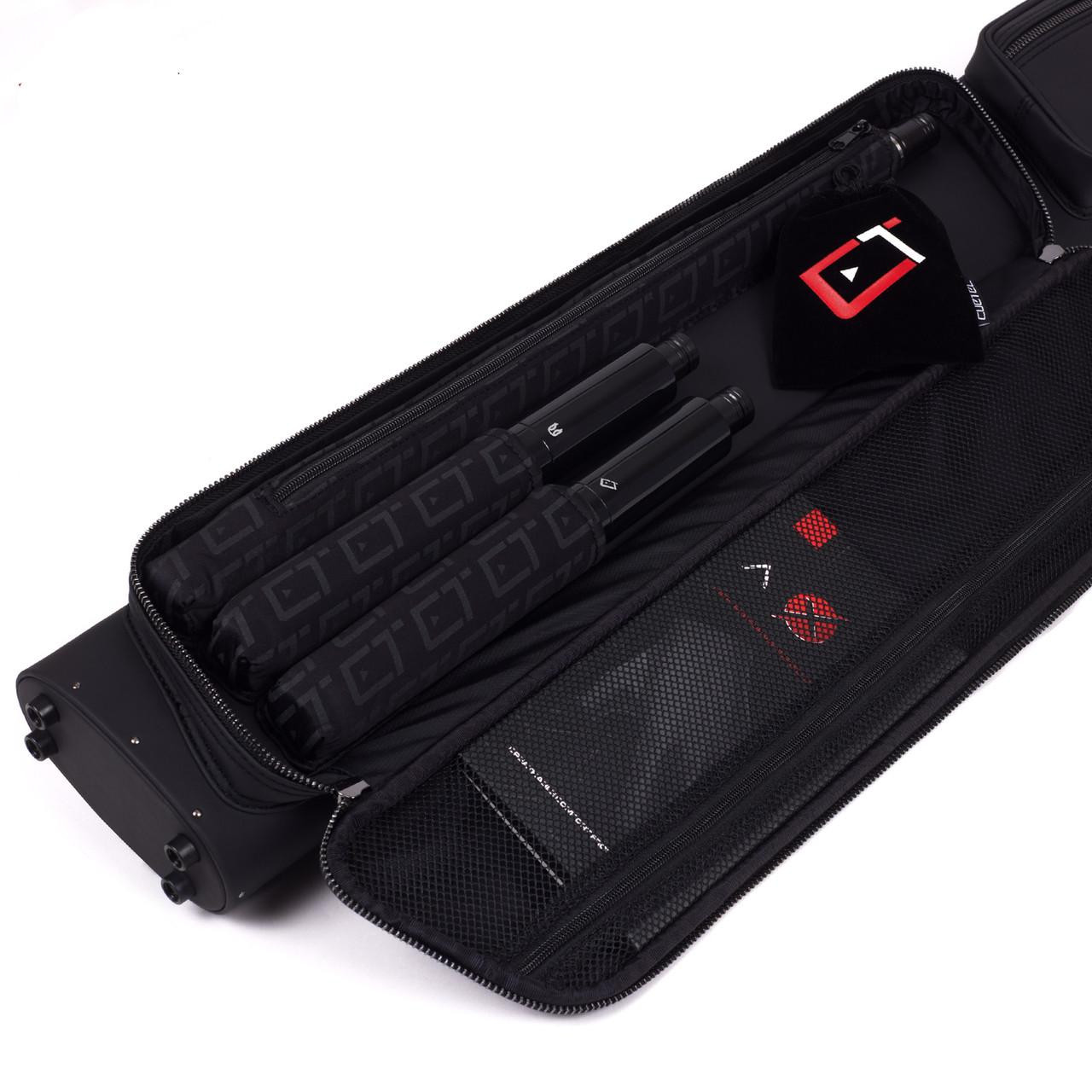 Cuetec Pro Line Noir Limited Hard Pool Cue Case - 2x4 - FCI Billiards