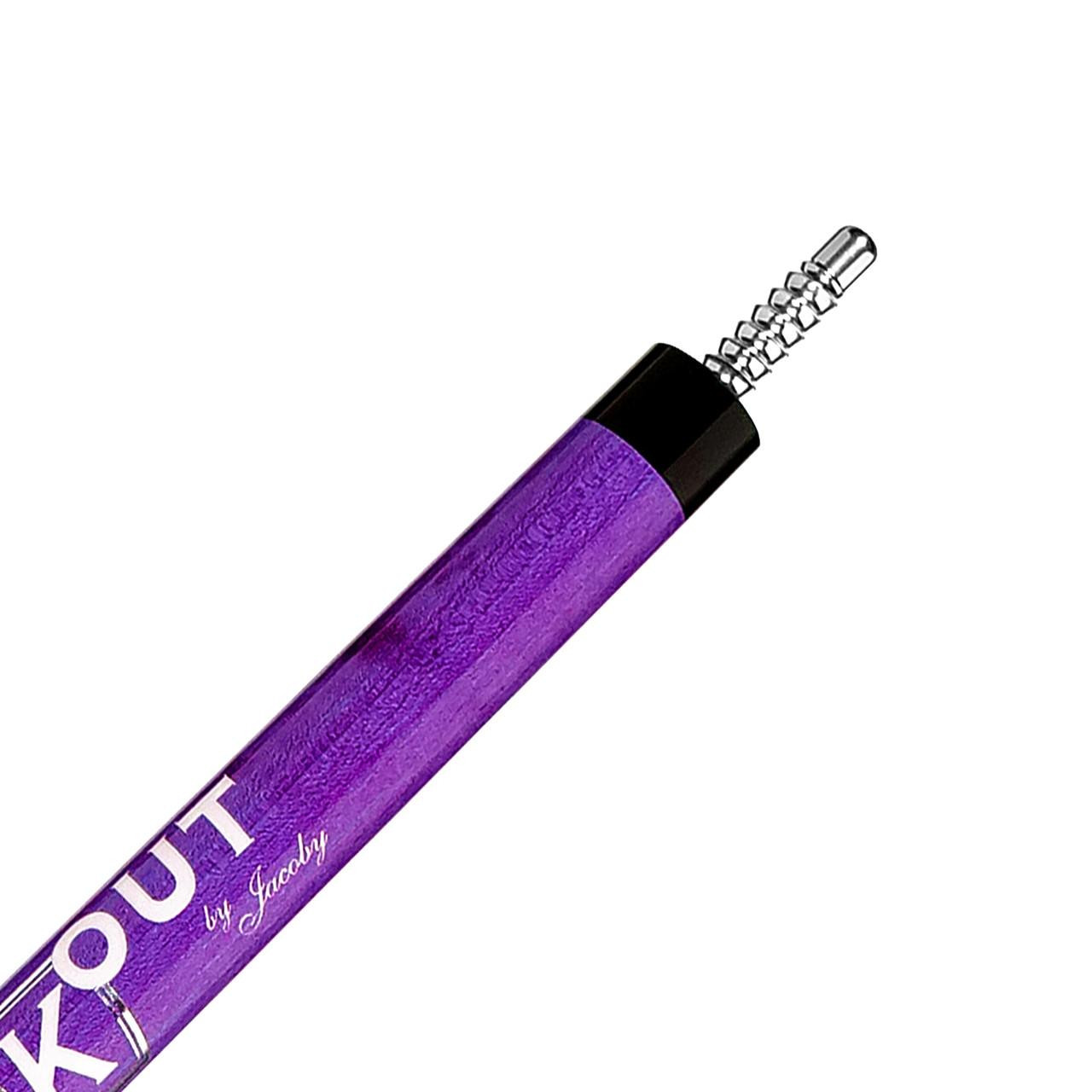 Jacoby Black Out Break/Jump Cue - Purple - FCI Billiards