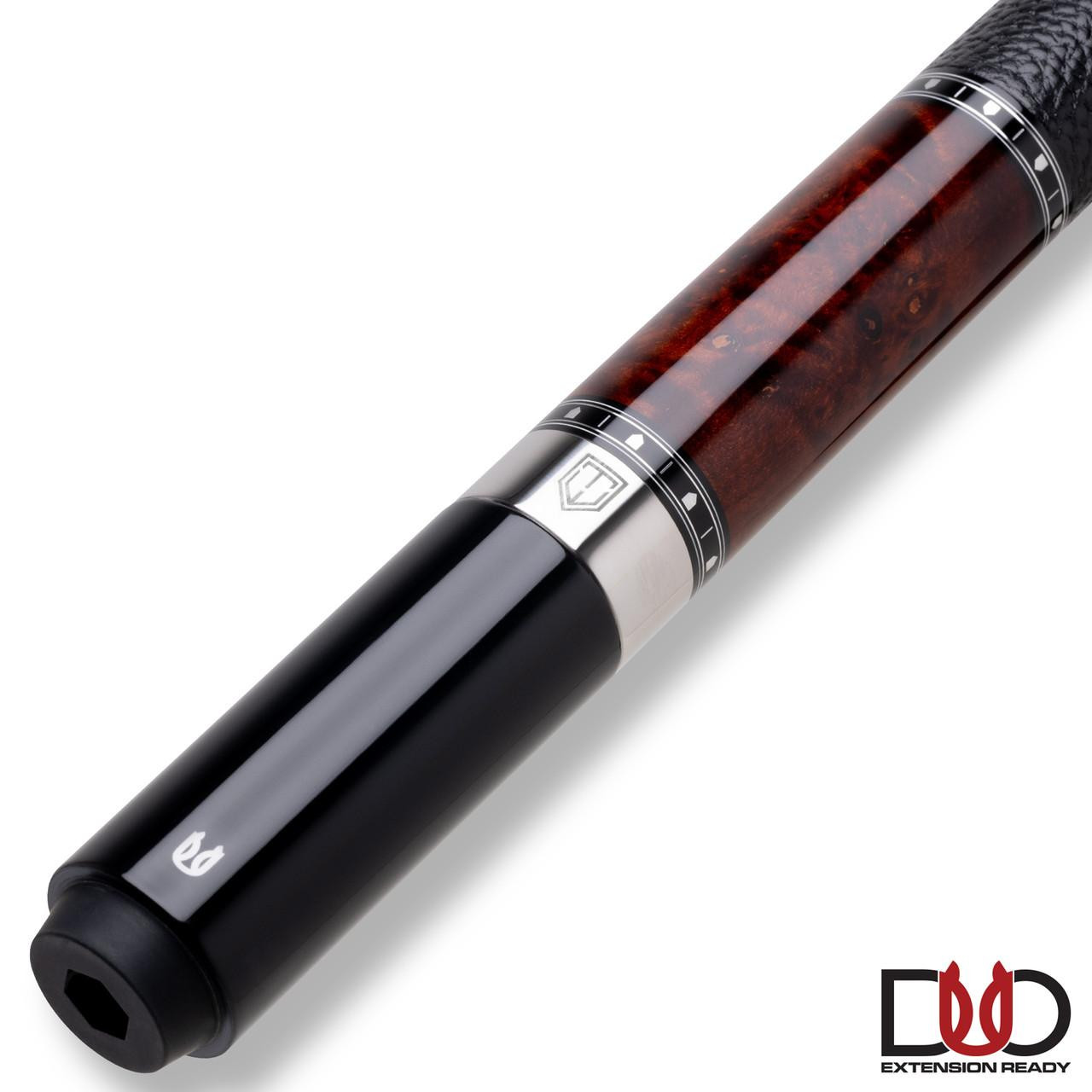 Cuetec Cynergy Truewood Mappa Burl 2 Pool Cue - Leather Wrap - FCI