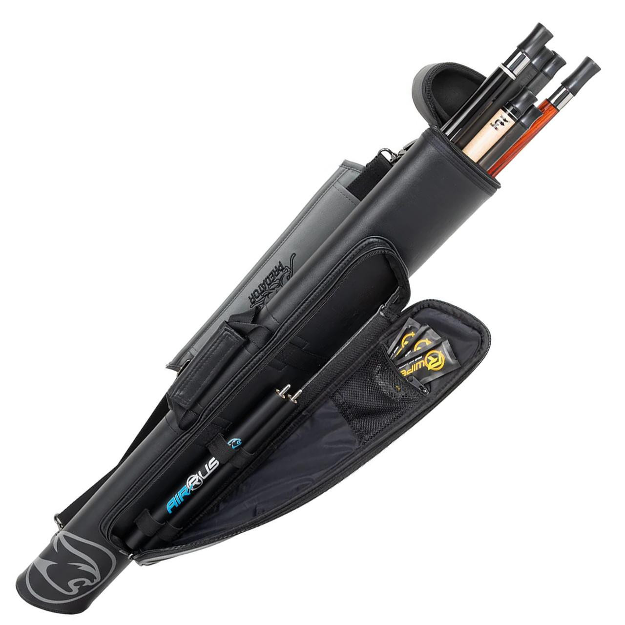 Predator キューケース Roadline Predator Roadline Black/Yellow Hard Pool Cue Case - 2 Butts