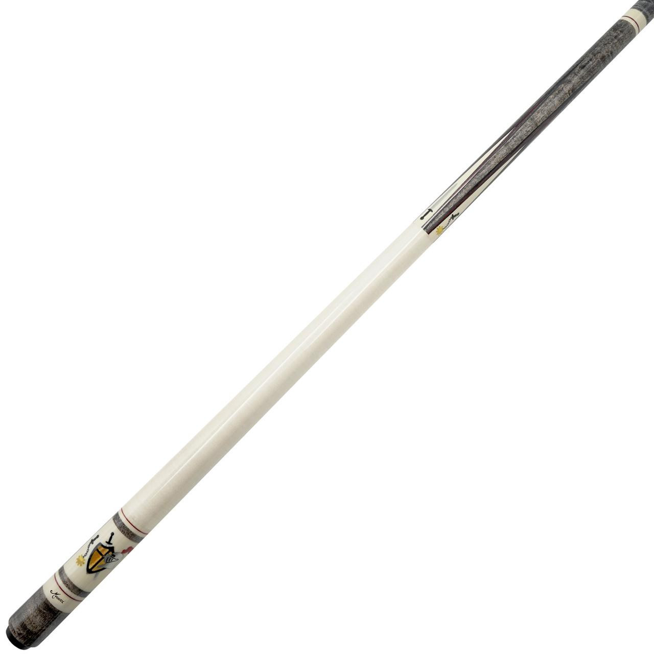 Meucci Hall Of Fame 7 Pool Cue - White - FCI Billiards