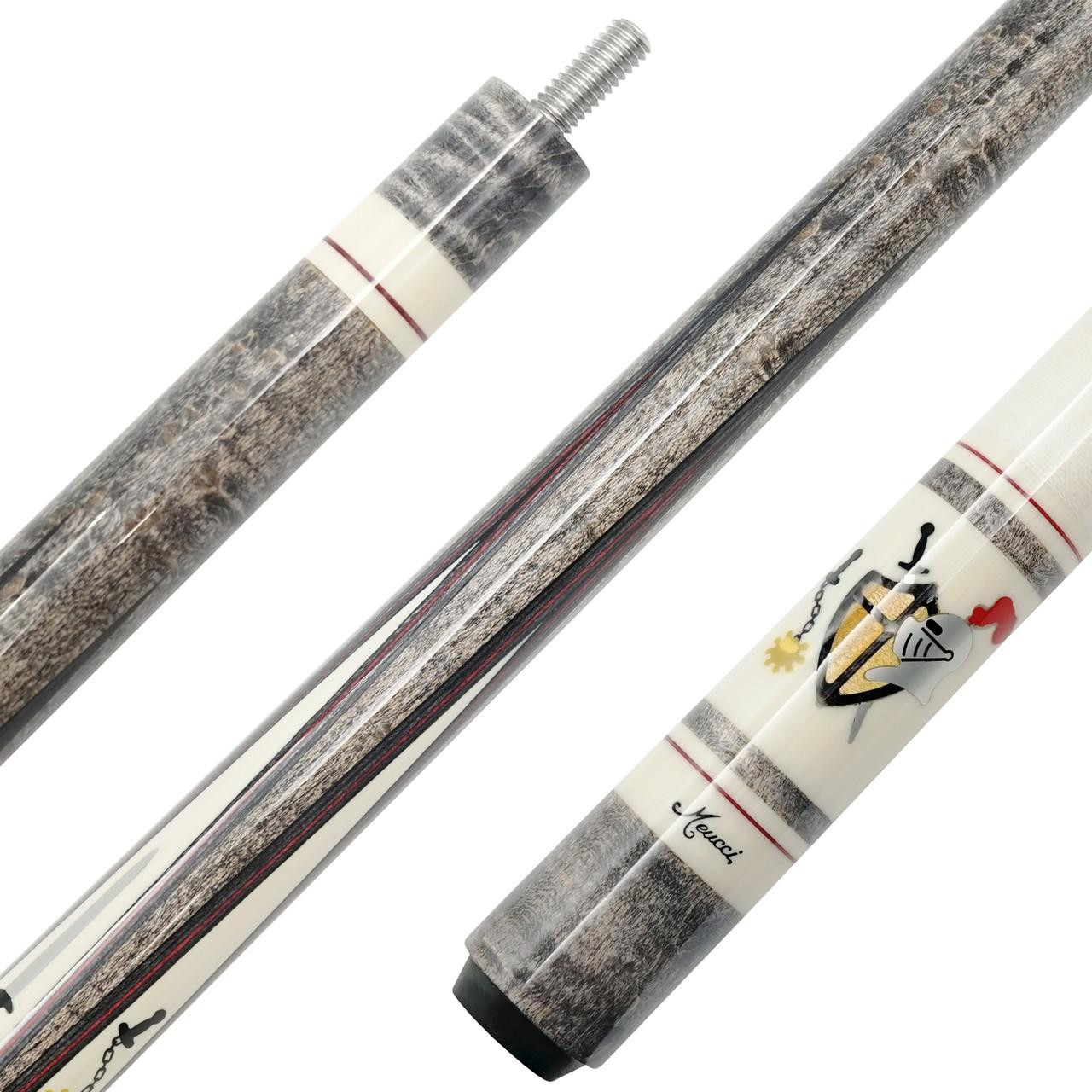 Meucci Hall Of Fame 7 Pool Cue - White - FCI Billiards