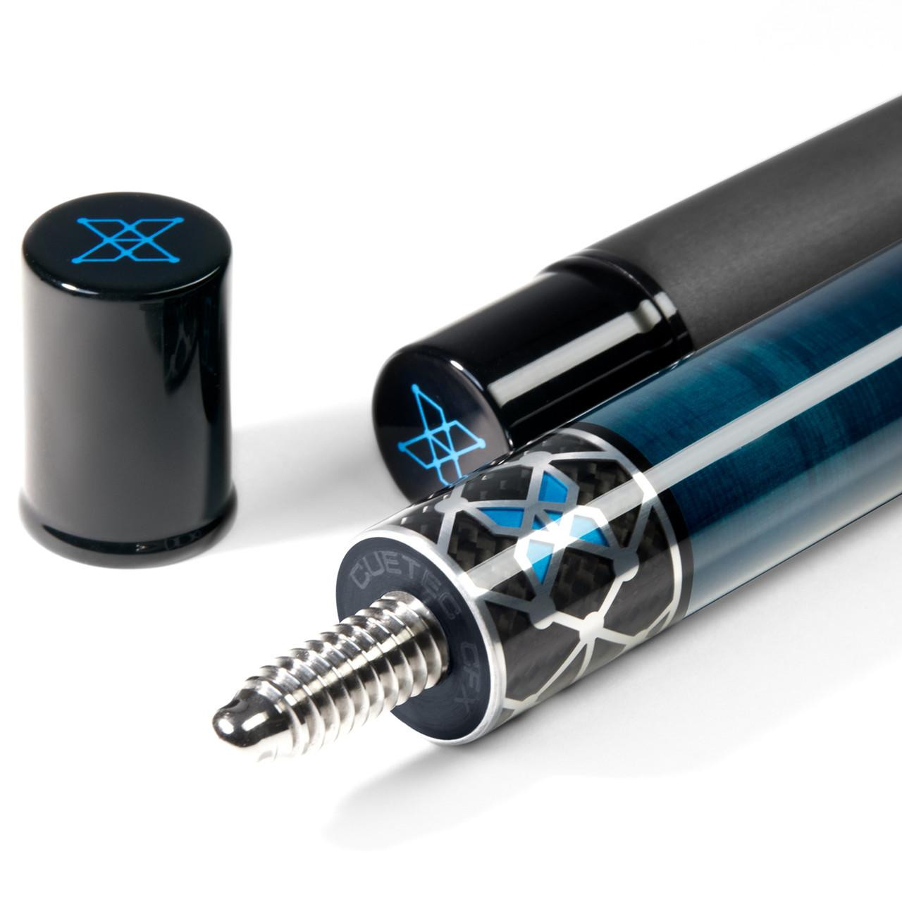 Cuetec Cynergy X Lagoon Pool Cue - Leather Poly Wrap - FCI Billiards