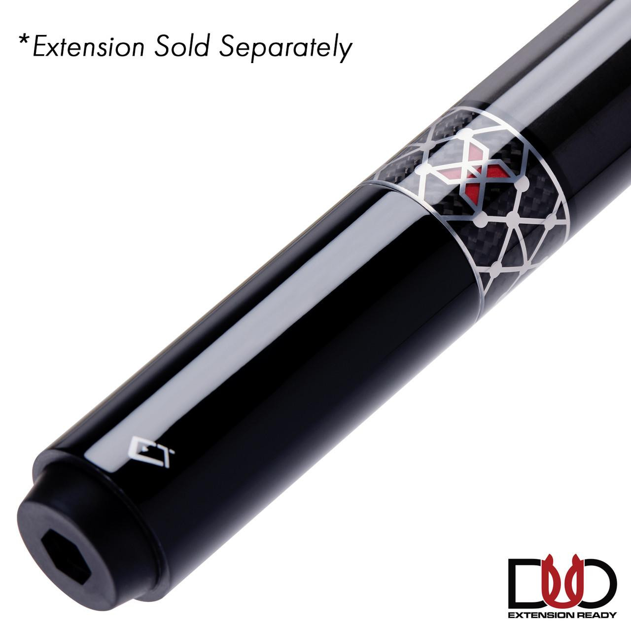Cuetec Cynergy X Raw Pool Cue | Leather Poly Wrap