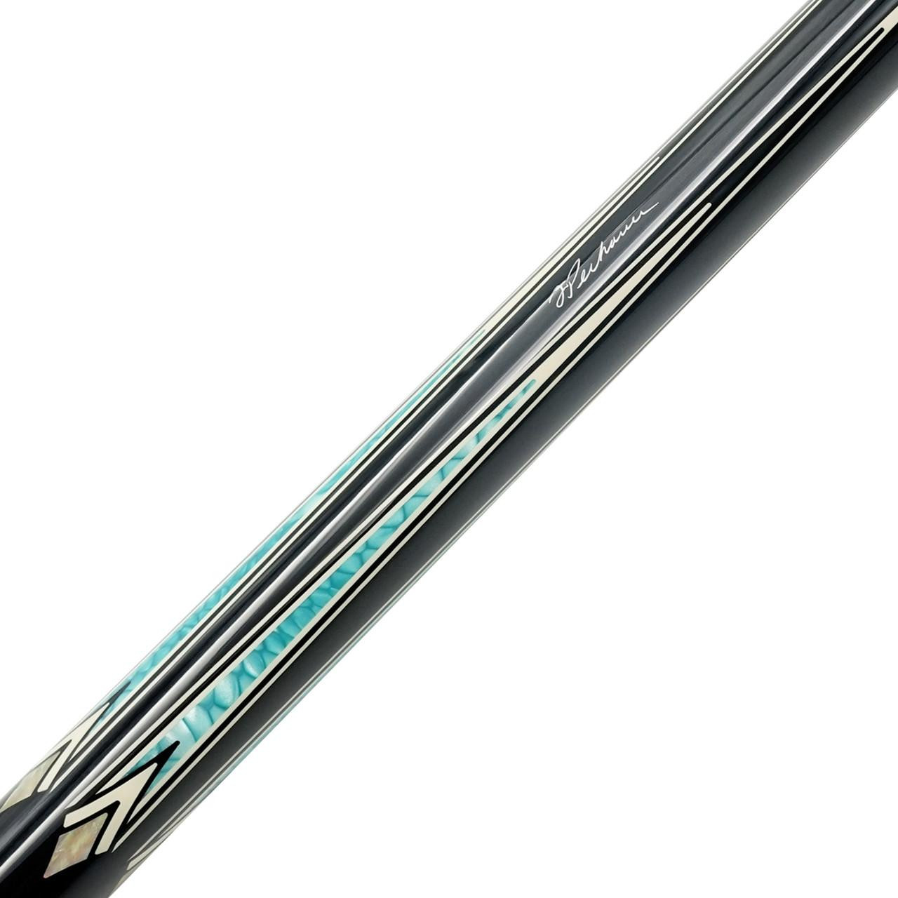 Pechauer Pro Series Custom Cue - P17N - Aquamarine Colorway