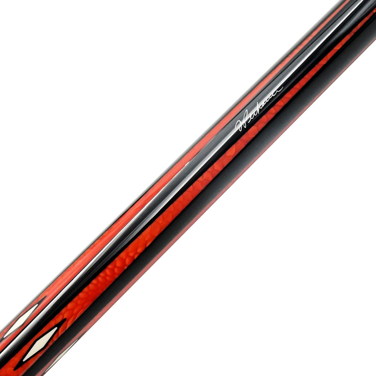 Pechauer Pro Series Custom Cue - P21N - Custom Red Colorway