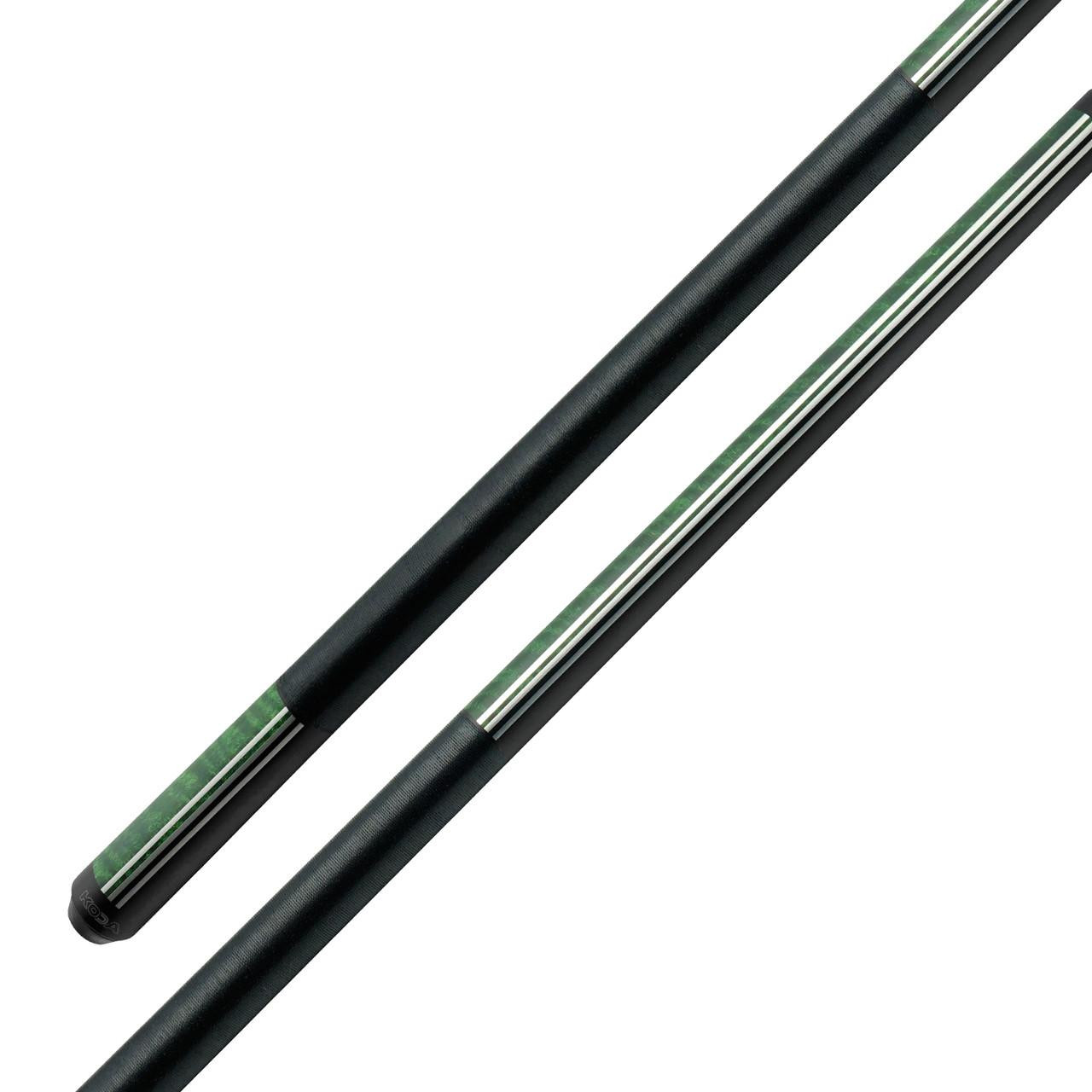 KODA Split Black/Green Pool Cue - KD29-GN - FCI Billiards
