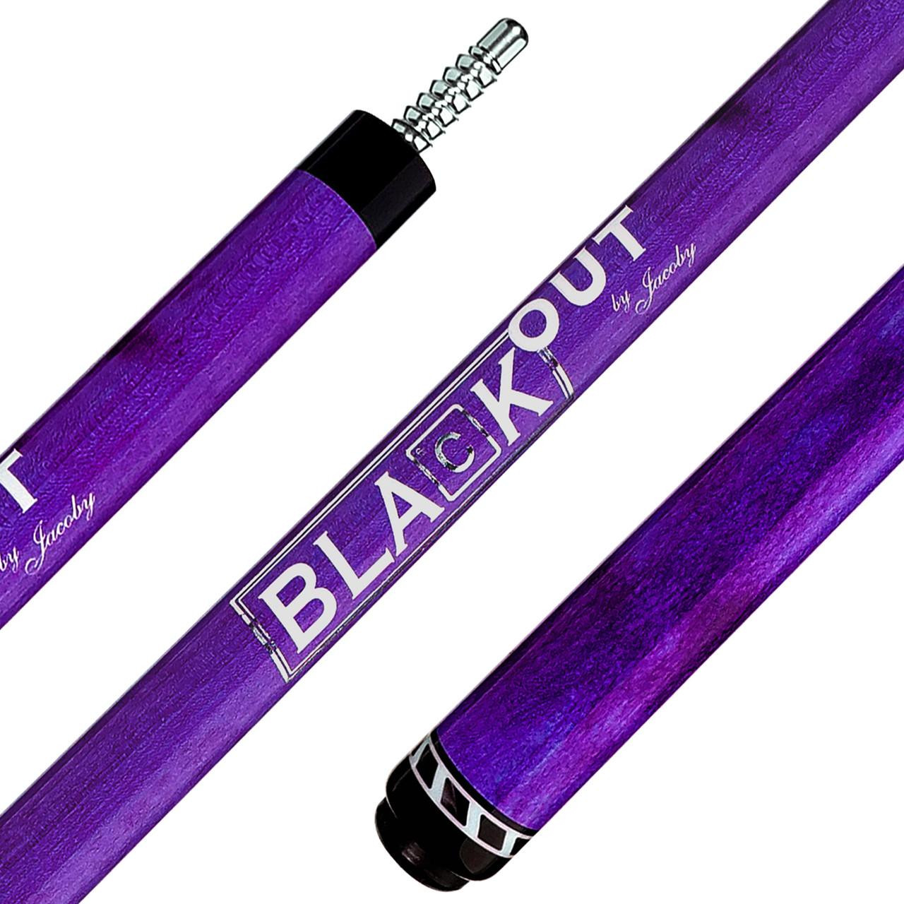 Jacoby Black Out Dedicated Break Cue - Purple - FCI Billiards