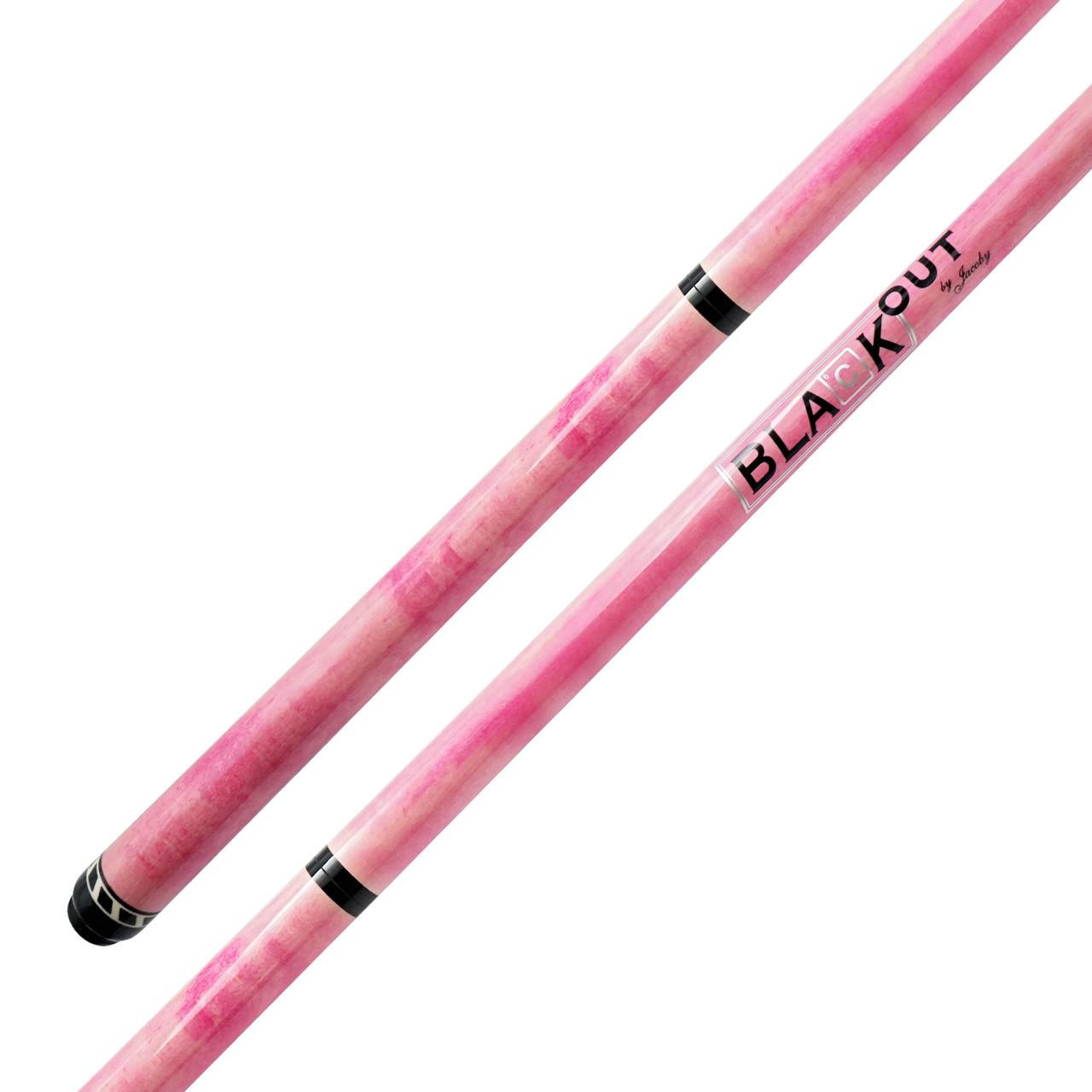 Jacoby Black Out Break/Jump Cue - Pink - FCI Billiards