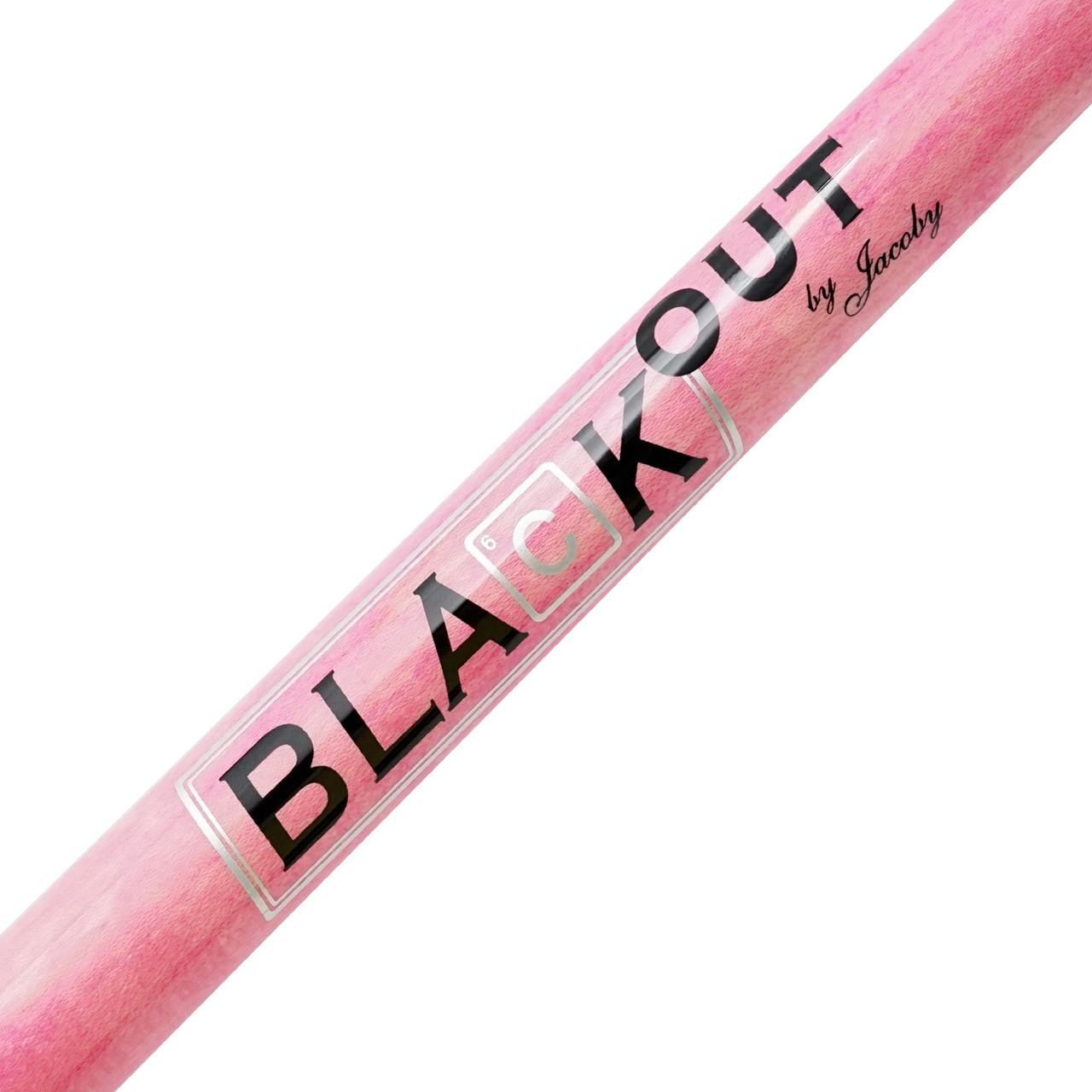 Jacoby Black Out Break/Jump Cue - Pink - FCI Billiards