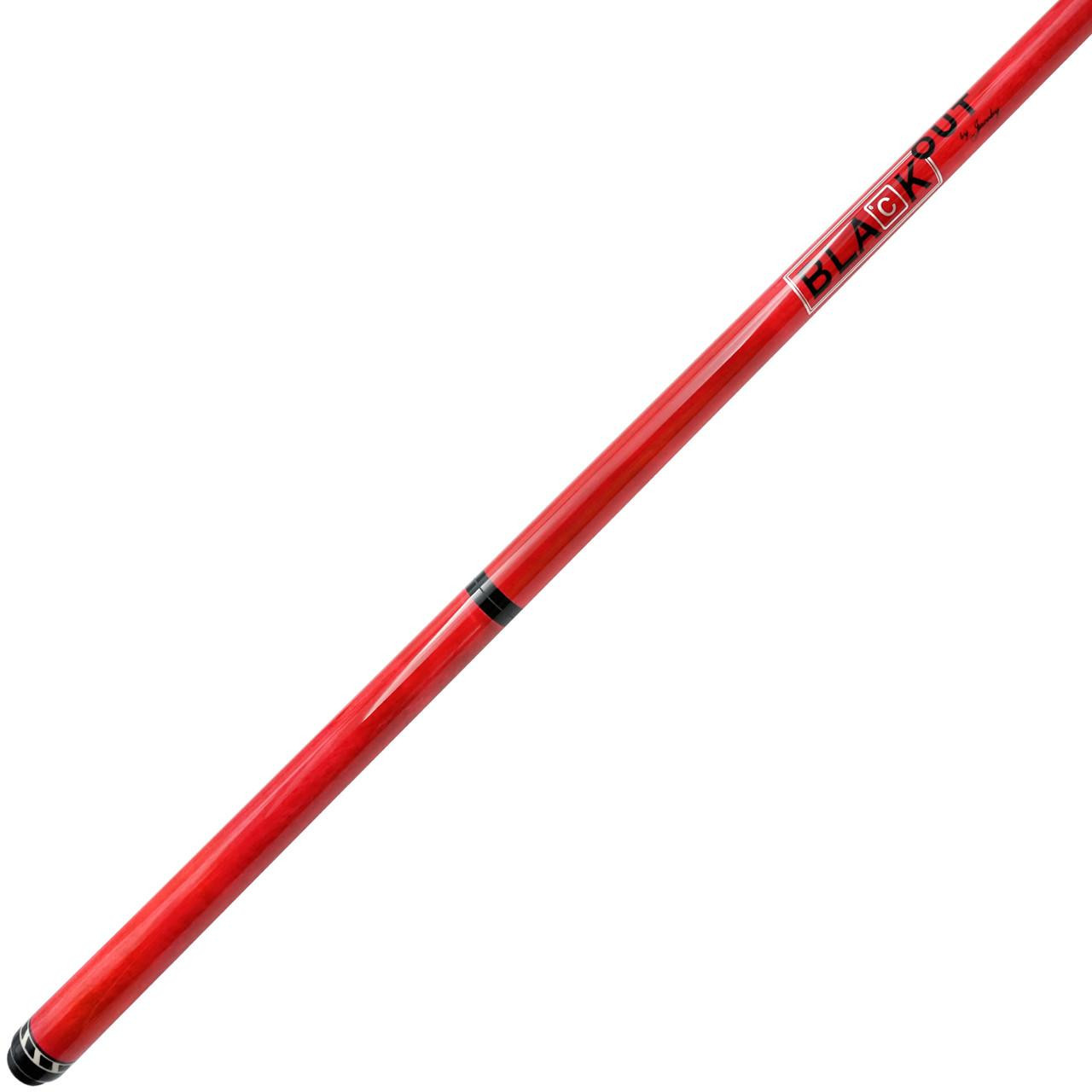 Jacoby Black Out Break/Jump Cue - Red - FCI Billiards