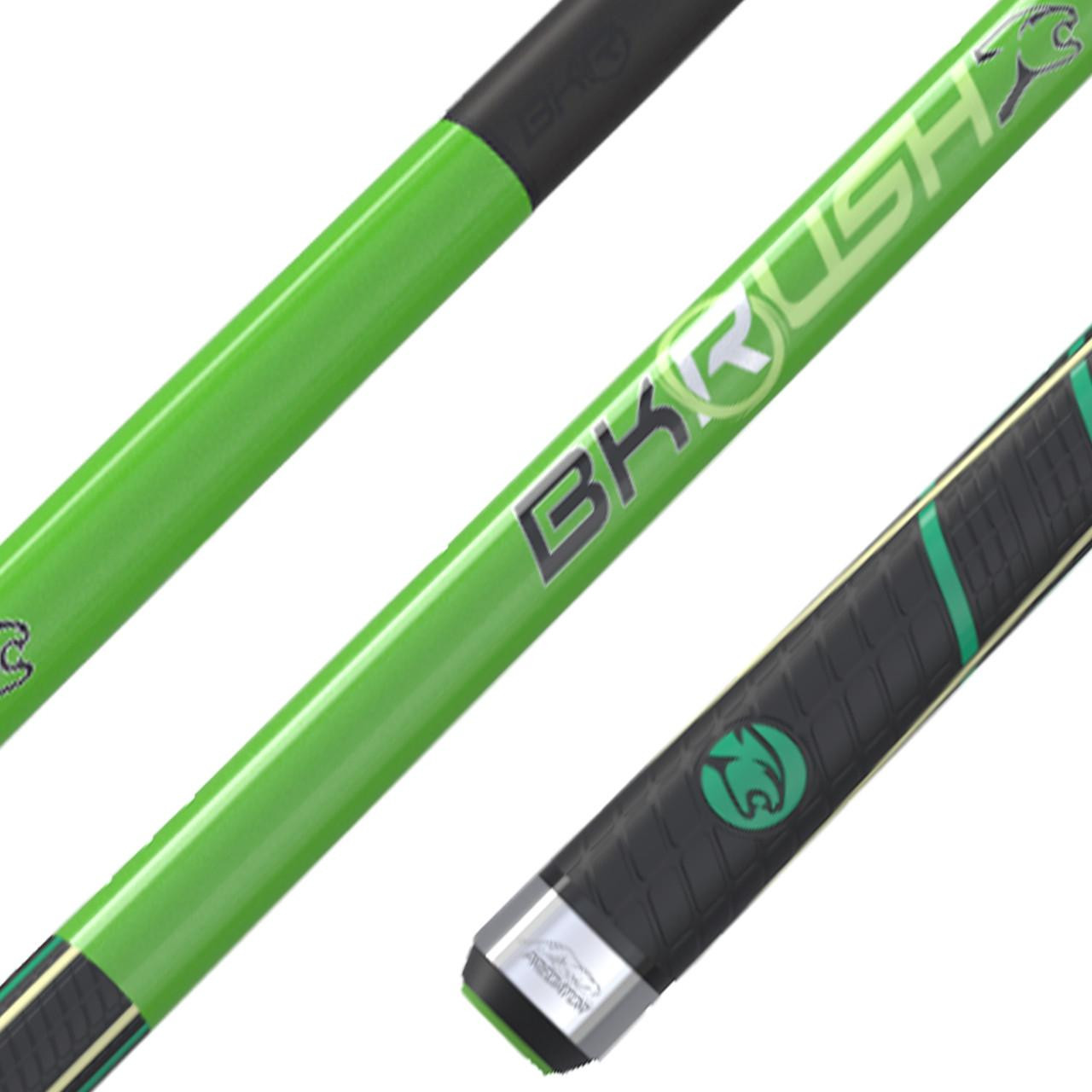 BK Rush ➕　　Predator Predator Neon Green BK Rush Break Cue - No Wrap | Best Break