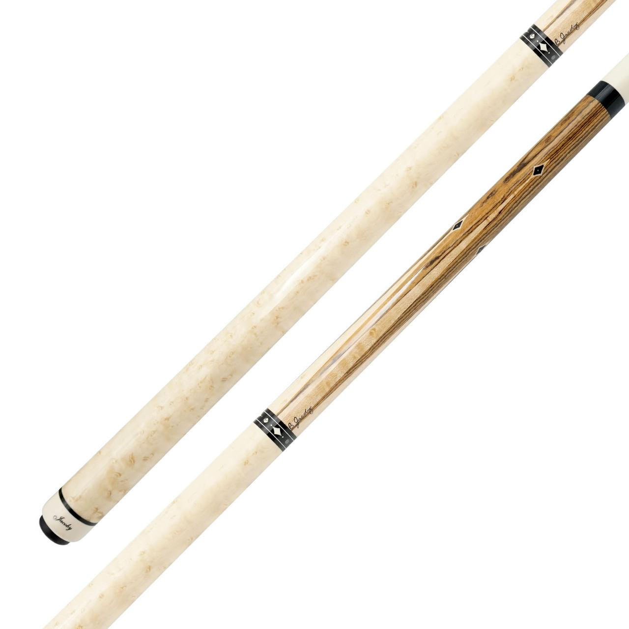 Jacoby Heritage L2 Pool Cue – Birdseye Maple & Bocote