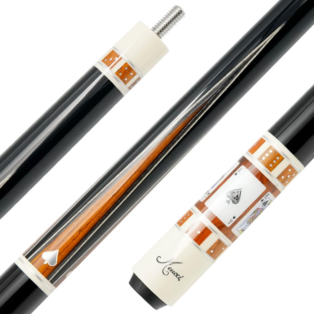 Meucci Gambler 3 Pool Cue - Spades - FCI Billiards