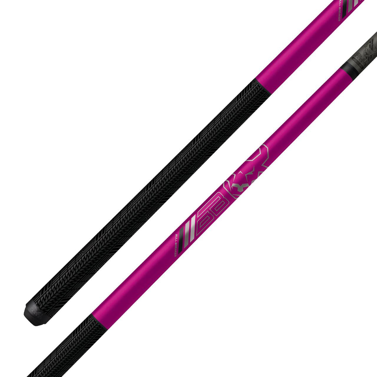 Bull Carbon Bull Breaker Pink Carbon Fiber Break Cue - Sport Wrap