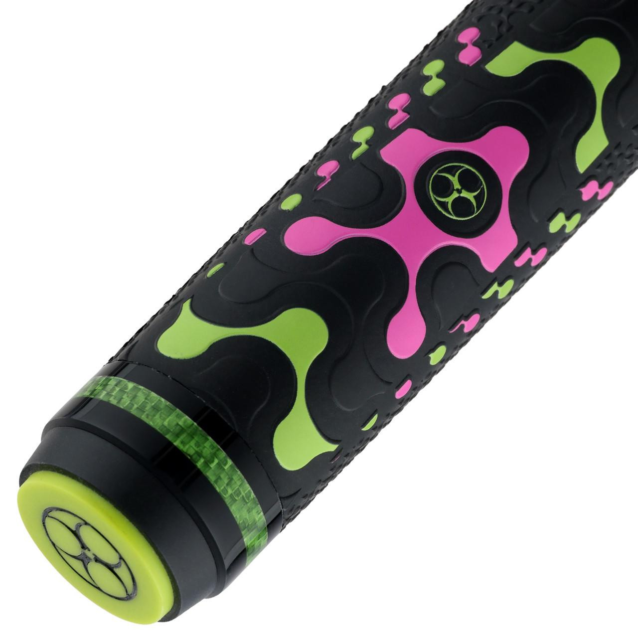Poison VX Break/Jump Cue - Green & Pink | FCI Billiards
