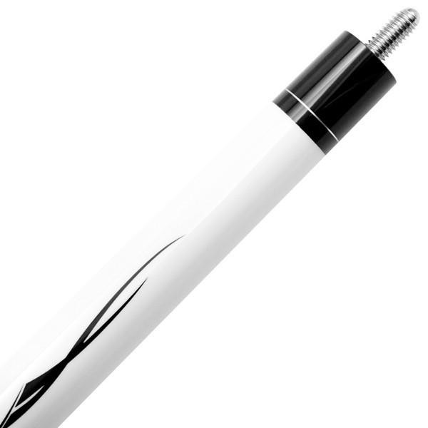 Action BW02 プールキュー ビリヤードキュー Action BW02 Black and White Pool Cue | Bird Design with Tec-Relon Wrap