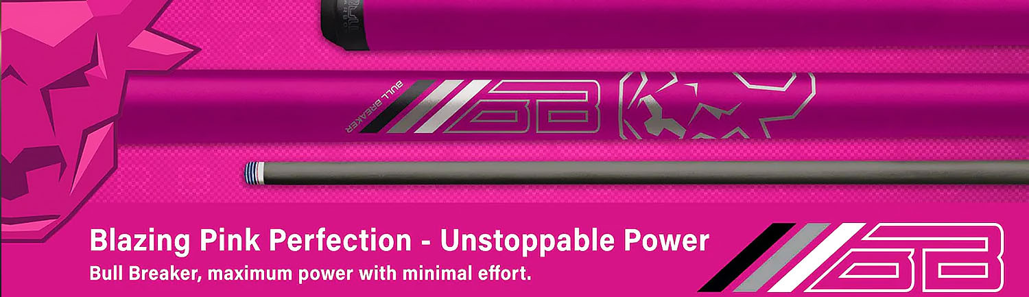 Bull Carbon Bull Breaker Pink Carbon Fiber Break Cue