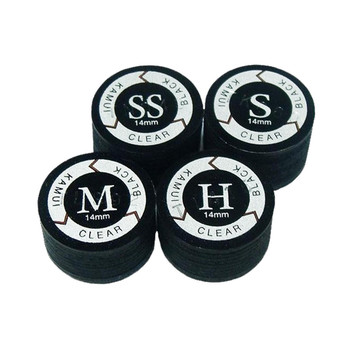 Kamui Clear Black Pool Cue Tips Kamui Clear Black Pool Cue Tips