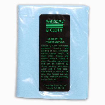 Karseal Pool Cue Cloth Blue Thumbnail Karseal Pool Cue Cloth Blue Thumbnail