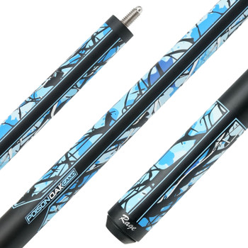 Rage RGCB Blue Poison Oak Camo Pool Cue - Detail