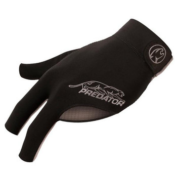 Predator Second Skin Pool Glove - Black and Gray - Left Hand - Top Predator Second Skin Pool Glove - Black and Gray - Left Hand - Top