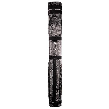 Apex Pool Cue Case 2x4 - Black Snake - Front Apex Pool Cue Case 2x4 - Black Snake - Front