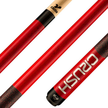 Viking Crush Break Cue Red - Linen Wrap - Detail