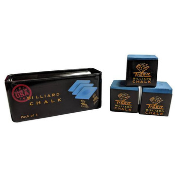 Tiger Billiard Chalk - 3 Piece - What you Get Tiger Billiard Chalk - 3 Piece - What you Get