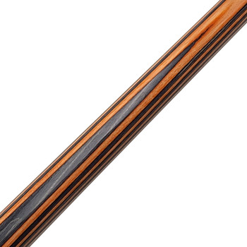 Jacoby Custom Cue - Laminated Orange and Gray - Forearm Jacoby Custom Cue - Laminated Orange and Gray - Forearm