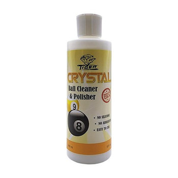 Tiger Crystal Pool Ball Cleaner and Polisher - Bottle Tiger Crystal Pool Ball Cleaner and Polisher - Bottle