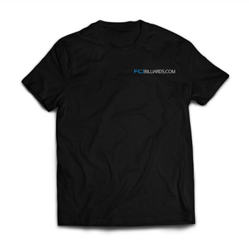 FCI Billiards T-Shirt - Black - Front FCI Billiards T-Shirt - Black - Front