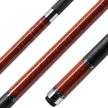 Cuetec Cynergy Truewood Leopard 2 Pool Cue - Leather Wrap - Detail