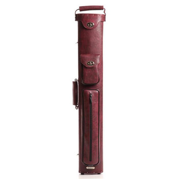 Instroke 2x4 Premier Burgundy Cue Case - Front Instroke 2x4 Premier Burgundy Cue Case - Front