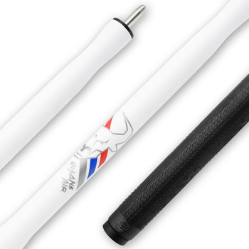 Bull Carbon Insane Air White Carbon Fiber Jump Cue - Sport Wrap - Detail