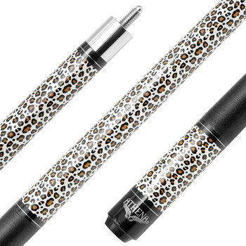 Athena Pool Cue - ATH61 - Snow Leopard  Print Detail