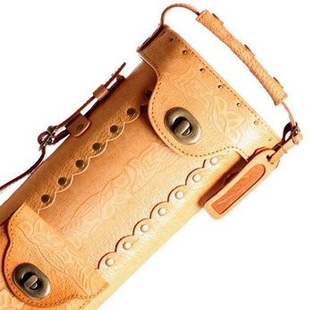 Instroke Saddle Model B Pool Cue Case - 2x4 - Detail Instroke Saddle Model B Pool Cue Case - 2x4 - Detail