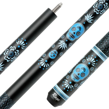 Rage RG54 Día De Los Muertos Azul Pool Cue - Detail