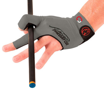 Predator Jasmine Ouschan Second Skin Billiard Glove - Grey - Left Hand - Front