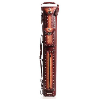 Instroke Southwest Brown Pool Cue Case - 3x5 - Front Instroke Southwest Brown Pool Cue Case - 3x5 - Front