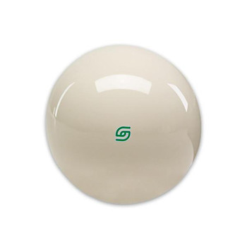 Aramith Magnetic Cue Ball - Green Logo - Front