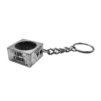Cue Cube Chrome Shaper/Scuffer Keychain Cue Cube Chrome Shaper/Scuffer Keychain
