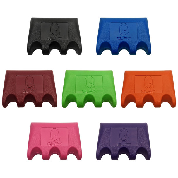 Q Claw Pool Cue Holder - 3 Spot - All Colors