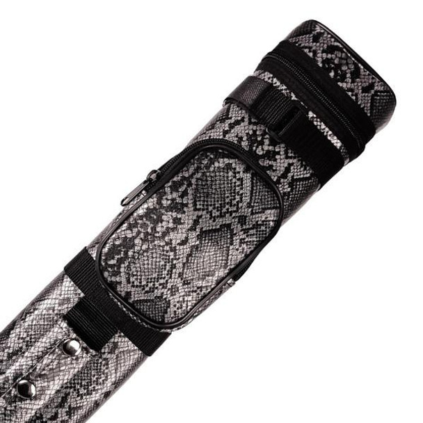 Apex Pool Cue Case 2x4 - Black Snake - Detail Apex Pool Cue Case 2x4 - Black Snake - Detail