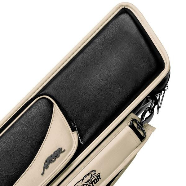 Predator Roadline 4x8 Soft Black/Beige Pool Cue Case - Top Detail