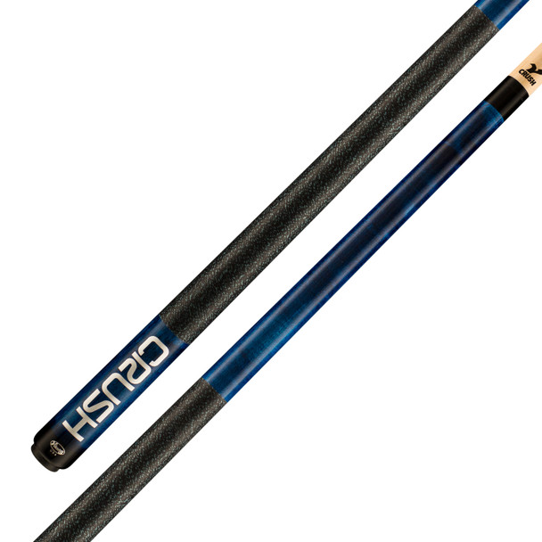 Viking Crush Break Cue Blue - Linen Wrap - Detail