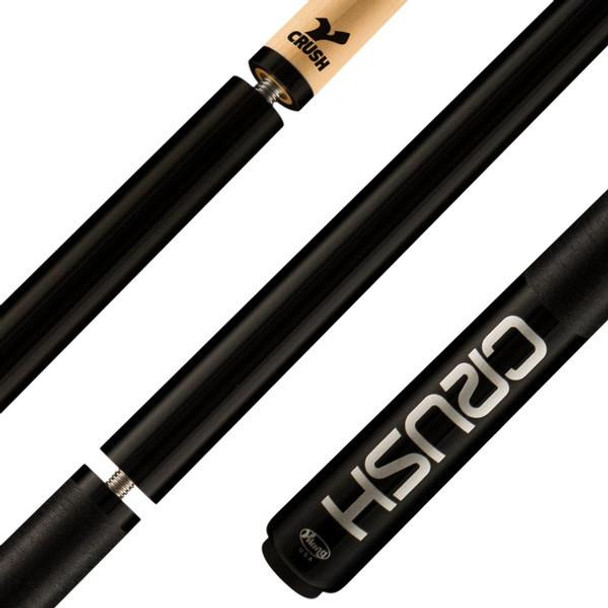 Viking Crush Break/Jump Cue Black - Linen Wrap - Detail