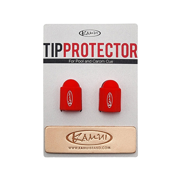 Kamui Pool Cue Tip Protector Red - Package